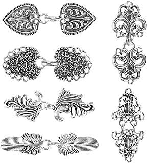 6 pcs Vintage Sweater Swirl Clip Cape Cloak Clips Retro Cardigan Clip Shawl Collar Clasp Dress Shirt Brooch Clip for Girl Women