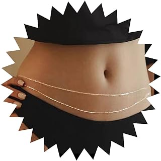 Evild Boho Bikini Belly Chain Gold Layered Waist Chain Summer Beach Body Accessories for Women