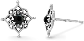 Boma Jewelry Sterling Silver Filigree Stud Earrings
