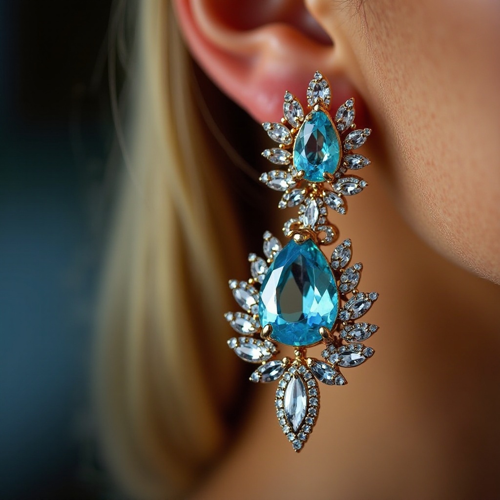 Ohrringe mit Topas: Eleganz, Stile und Pflege