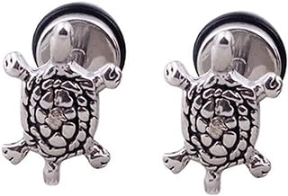 Stainless Steel Cute Turtle Animal Evening Party Vacation Stud Earrings