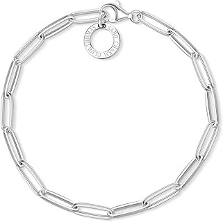 Thomas Sabo Damen Charm-Armband aus 925 Sterling Silber, 18,5 cm Länge, ideal für Charm-Anhänger, perfekt als einzigartiges Geschenk für besondere Anlässe