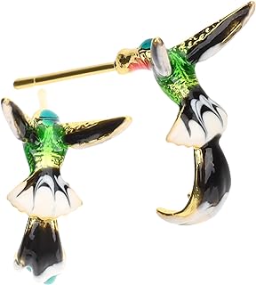 1 Pair Hummingbird Stud Earrings Earrings Tiny Stud Earrings Women Hummingbird Earrings Stud Earrings for Women Miss Copper Small Stud Earrings Prevent