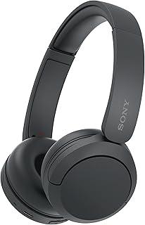 Sony WH-CH520 Kabelloser Bluetooth On-Ear Kopfhörer mit bis zu 50 Stunden Akkulaufzeit und Schnellladefunktion, Active Noise Cancelling, ideal für Erwachsene und den täglichen Gebrauch