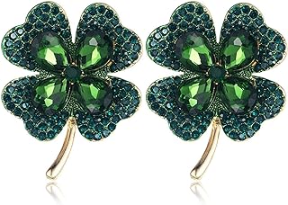 12 Pcs St. Patrick's Day Clover Lapel Pins Irish Lucky Shamrock Pins Brooches Jewelry for Women and Men Culture Celebration Pin Festivals Gift