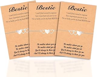 choice of all 2/3/4/5 Friendship Bracelets Bff Matching Heart Bracelet Sister Bestie Bracelet Best Friend Friendship Gifts for Women Teen Girls Trendy Stuff