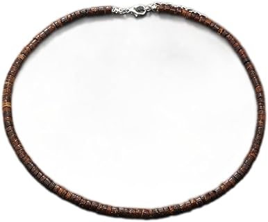 Puka Shell Necklace for Women Men Summer Surfer Beaded Necklace Coconut Shell Seashell Beads Necklace Beach Jewelry