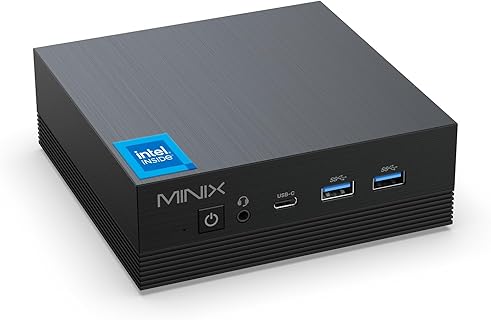 MINIX NEO Z100-Aero Mini PC mit Intel 12th Gen N100, 16GB RAM und 512GB SSD, 4K Triple Display, ideal für leise Home Entertainment und Büroanwendungen