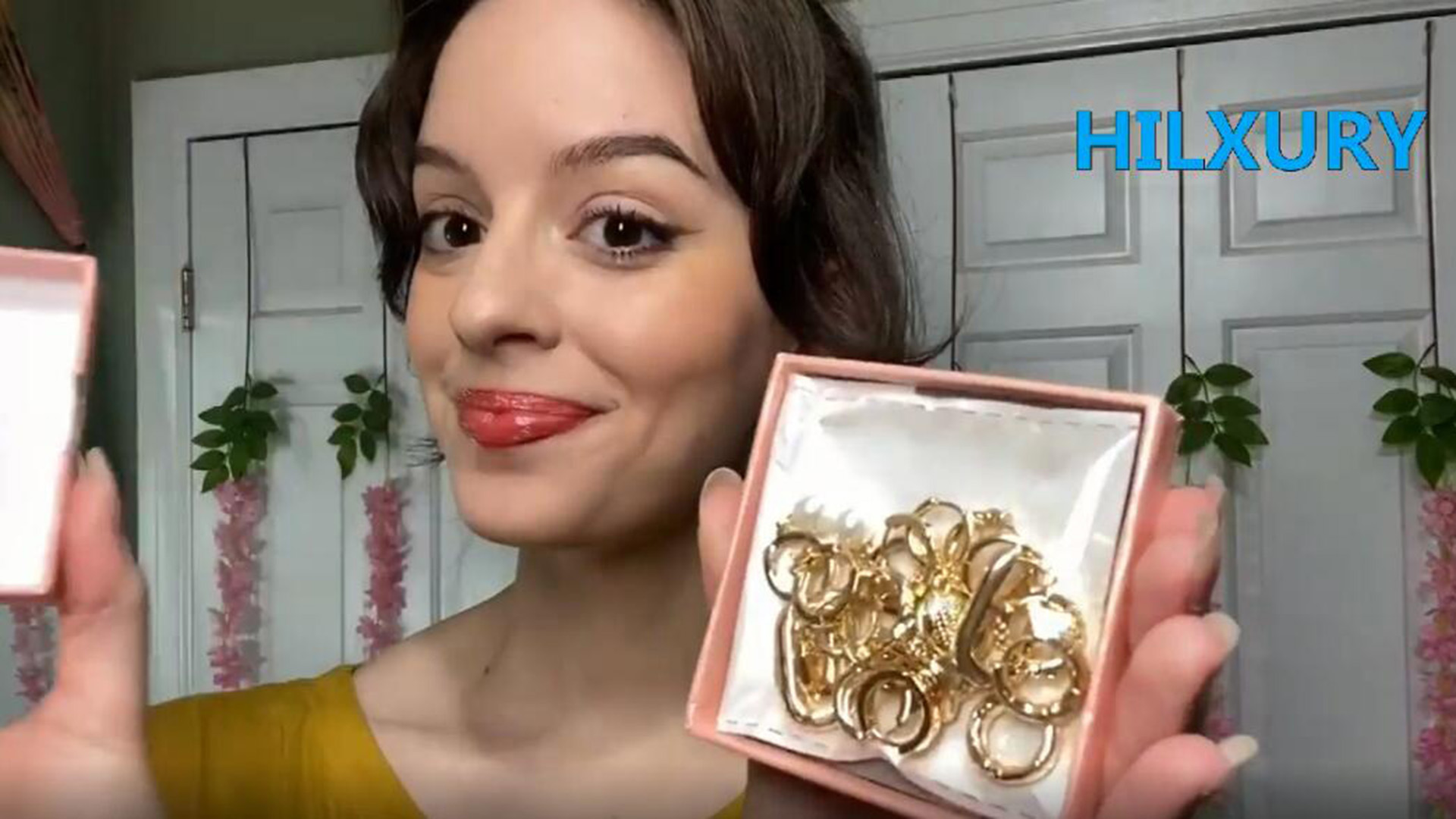 9 Pairs Gold Chunky Hoop Earrings Set for Women, 14K Gold Plated Twisted Huggie Hoop Earring Hypoallergenic, Lightweight Thick Open Hoops Earrings Jewelry Gifts.