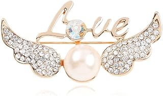 Elegant Snowflake Brooch with Pin Clasp, Gemstone Accents for Women, Versatile Fashion Accessory for Special Occasions