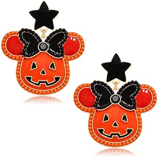 Halloween Hocus Pocus Cauldron Beaded Dangle Earrings For Women Statement Handmade Funny Costume Party Earrings Holiday Festive Jewelry Gifts Black Purple