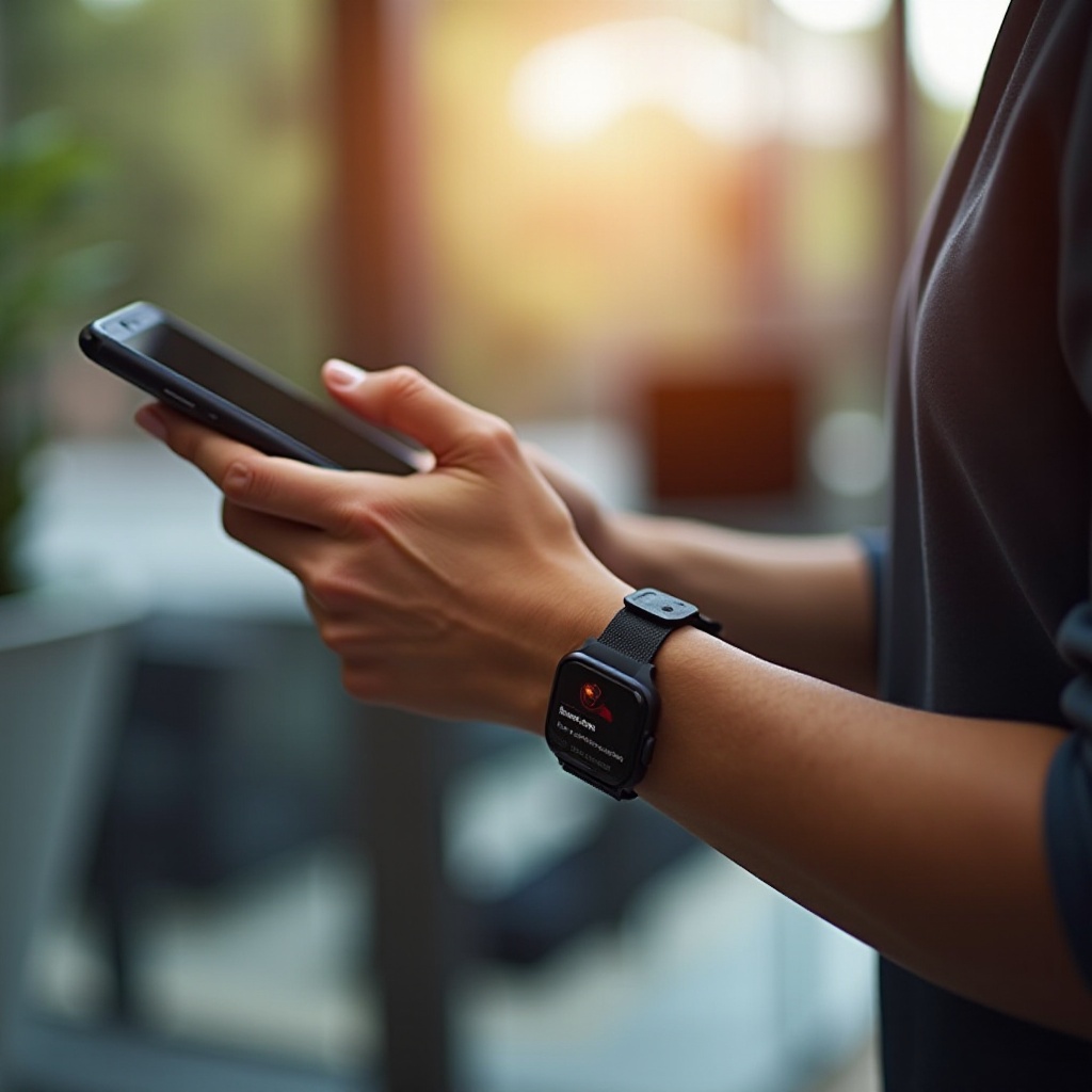 Celular Samsung con Reloj Inteligente: Conexión Perfecta