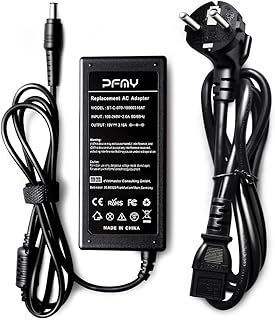 Chargeur Thomson pour Ordinateur Portable avec Protection Contre les Surtensions et Surchauffes, 60W, Compatible Samsung, Équipé de Connecteur 5.5mm x 3.0mm, Pour Tous Utilisateurs