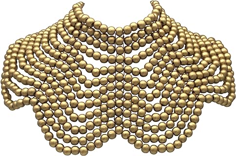 Statement African Jewelry Chunky Colorful Wood Beaded Necklaces For Women Strands Big Bib Choker Collar Multi Color Layered Cluster Tassel Wooden Bead Necklace Handmade Fashion Costume Accessories