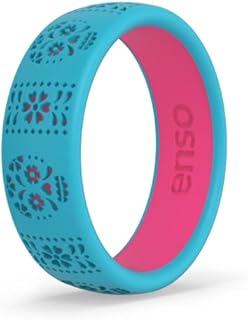 Flexible Enso Silicone Skull Ring for Active Men - No Metal or Gemstone Elements, Finger-Safe Design