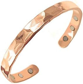 adjustable Pure Copper Bracelet for Men and Women Natural Handmade Cuff/Kada Bangle from India