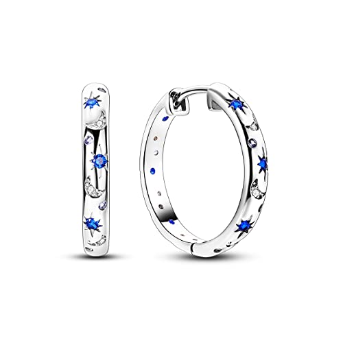 925 Sterling Silver Hoop Earrings Heart Hoop Earings for Women U Shaped Hoop Earrings Colorful Cubic Zirconia Large Big Hoops Various Hypoallergenic Hoop Earrings