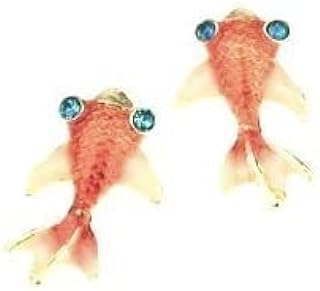 Under the Carp Koi Gold Fish GolGAIER-DFish Stud Earrings