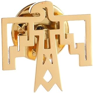 Enamel Alloy Eagle Brooch with Pin Clasp, Dainty Thunderbird Design for Men and Boys