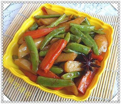 土豆燉豆角的家常做法