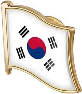 Coat of Arms of South Korea/korean Flag National Emblem Brooch/badges/lapel Pins