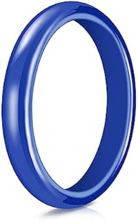 Unisex Ceramic Wedding Ring - Versatile & Durable - Hypoallergenic Comfort Fit - Suitable for Daily Wear or as Wedding Band - Available in Various Sizes & Colors