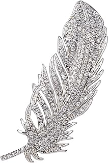 FZLMYANGNDQZ Brooch Pin Vintage Rhinestone Brooch for Women Banquet Brooch Clip for Sweather Shawl Shirt