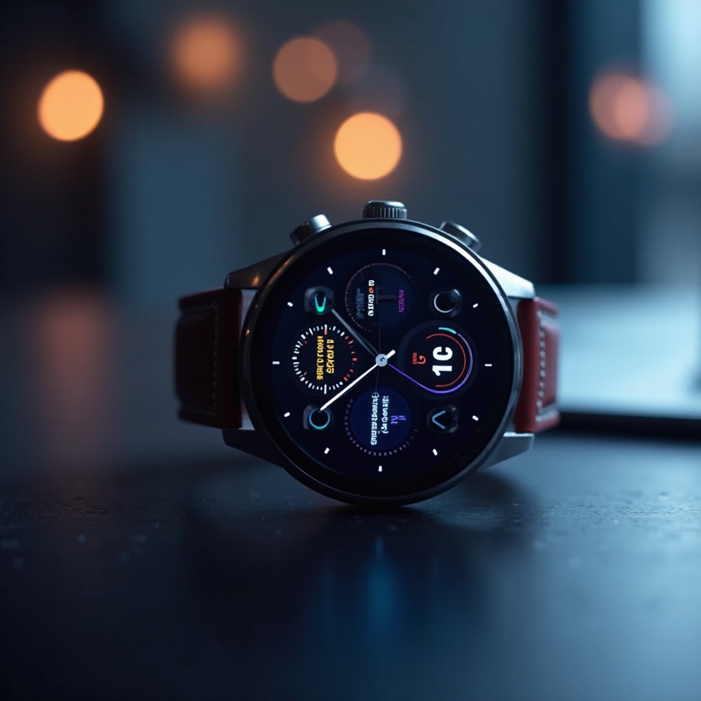 smartwatch con pantalla siempre encendida