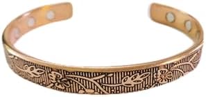 Unisex Dream Craft Adjustable Pure Copper Cuff Bangle with Buckle Clasp - Elegant and Timeless Bracelet Design DCCB51