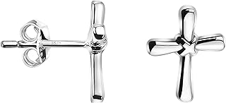 SOFIA MILANI - Women's Earrings 925 Silver - Cross Stud Earrings - 20827