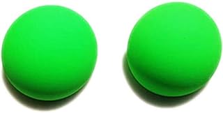 Push-Back 3D Round Resin Stud Earrings in Bold Neon Green and Orange - 80's & 90's Retro Fashion Inspired - Perfect for Women and Girls