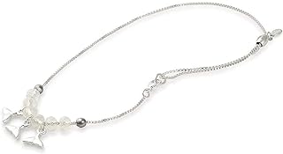 Alex and Ani Adjustable Anklet for Women, Summer Charm, 11.5 in