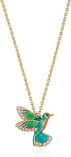 kate spade new york Hummingbird womens Mini Pendant Necklace, 17" + 3" Extender