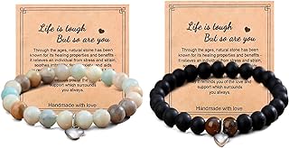 Box Chain Bronze Clasp Amethyst Bracelet Charm for Women, Natural Stone and Crystal Accent - Perfect for Special Occasions