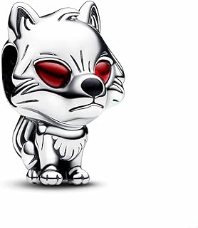 Sterling Silver Wolf Charm Bracelet with Cubic Zirconia for Women, Zodiac-Inspired Dragon Egg Design - Perfect for Mother's Day or Christmas