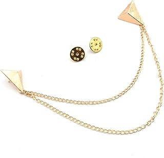 Fashion Jewelry Gold Stud Collar Chain Brooch