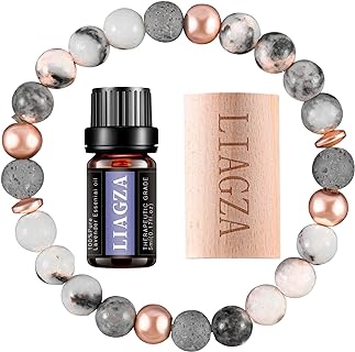 Beaded Bracelets For Women-Lava Bead Bracelet Set,Healing Stones,Balancing Chakra,Essential Oil Bracelets With Lava Rock,Anxiety Bracelet,Stress Relief Gifts For Women