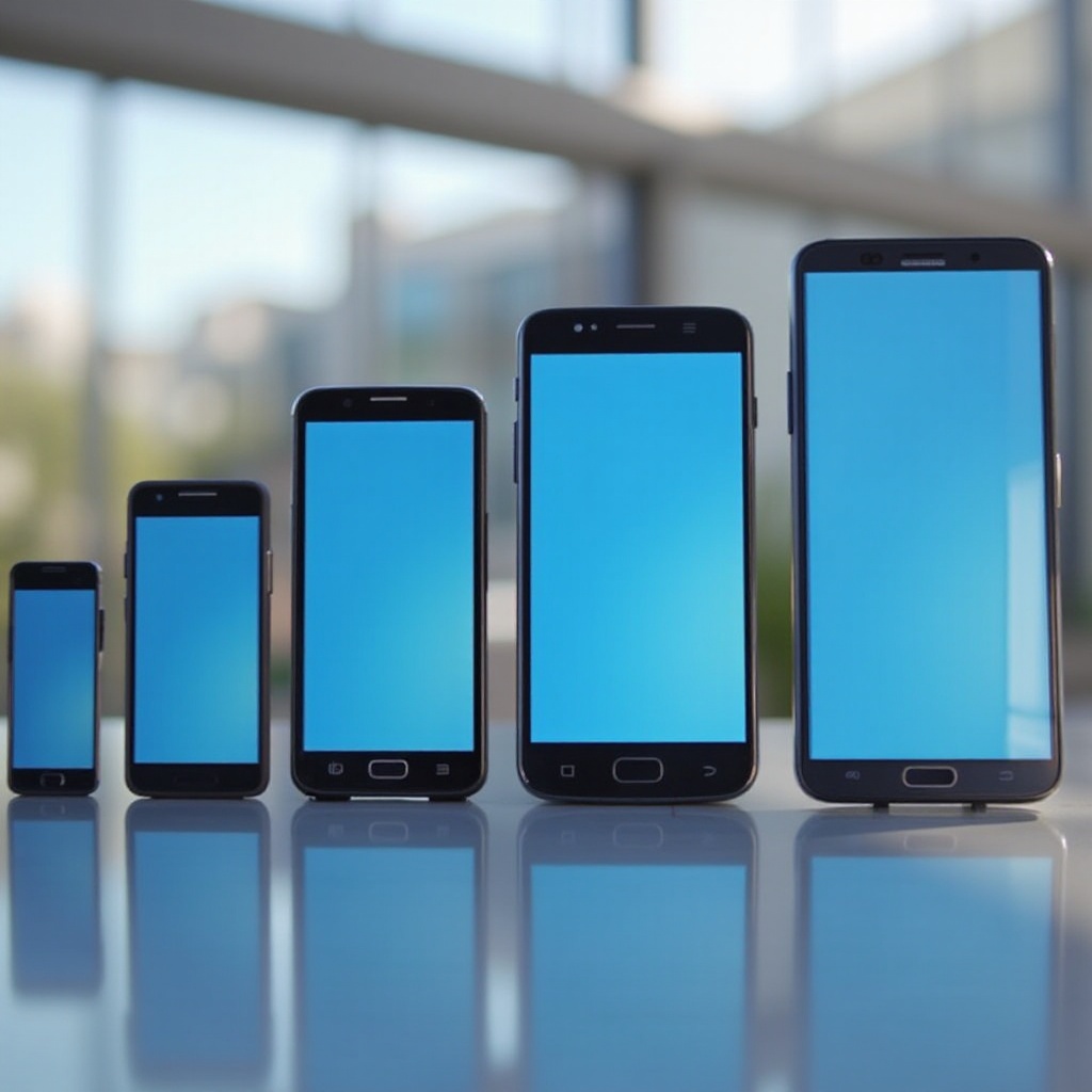 taille ecran smartphone samsung