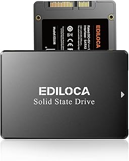 EDILOCA SSD 4TB SATA III 6 GB/s 2.5 con 3D NAND, hasta 550 MB/s lectura y resistencia mejorada, perfecto para actualizar portátiles y PCs para multimedia y gaming
