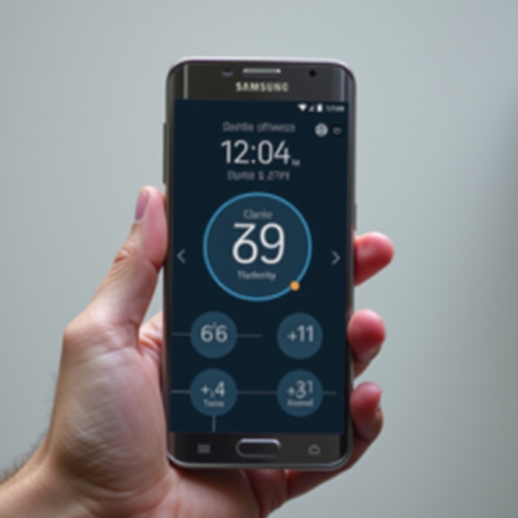 samsung handy temperatur anzeigen