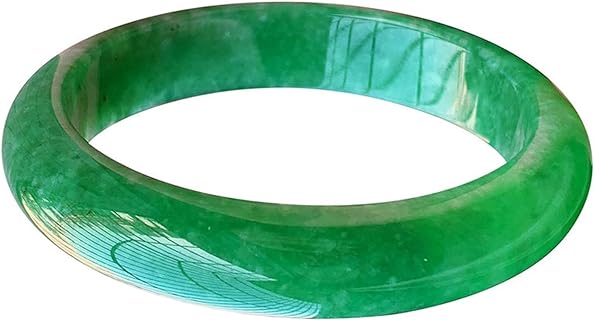 Natural Burmese Jade Bangle Full Green Feng Shui Jadeite Bracelet Women Jewellery Christmas Gift