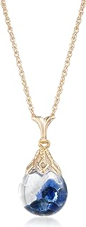Ross-Simons Floating Gemstone Pendant Necklace in 14kt Yellow Gold
