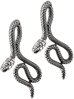 Sacina Gothic Snake Dangle Earrings, Zinc Alloy Dark Aesthetic Jewelry for Women