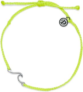 Wave-Inspired Pura Vida Shoreline Anklet with Plated Charm in Gold, Silver, or Rose Gold for Beach Lovers - Adjustable, 100% Waterproof Design