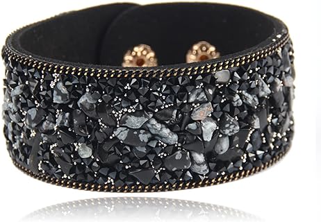 Long Tiantian Women & Teen Boho Copper Wrap Bracelet with Magnetic Clasp - Seed-Bead Strand Bangle - Ideal Gift for Any Occassion