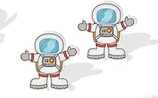 Acrylic Alien Stud Earrings with Stainless Steel Push Back for Women and Kids, Space Robot Design