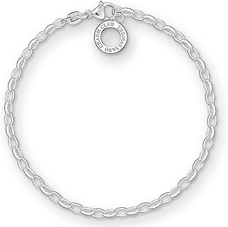 Thomas Sabo Charm-Armband aus 925 Sterling Silber, 15,5 cm Länge und Karabinerverschluss, ideal für Damen. Perfekt für individuelle Charm-Anhänger-Kombinationen und als besonderes Geschenk