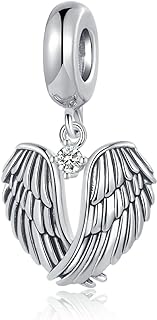 Copper Guardian Angel Spread Wings Charm Bracelet by NARTGO - Compatible with Pandora Chains