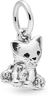 MiniJewelry Dog Cat Bulldog Bull Terrier Puppy Kitten Labrador Charm for Women Bracelets Sterling Silver