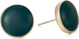 RUOFFETA Small Square Stud Earrings, Pure Colors Square Button Earrings for Women Enamel Square Post Earrings Delicate Pierced Earrings